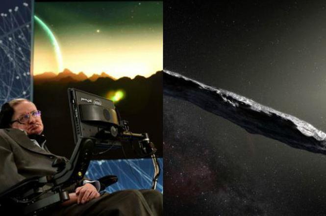 Asteroida Oumuamua 2017 i Stephen Hawking