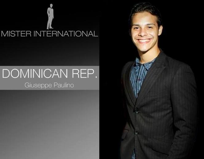mister international/Dominikana Giuseppe Paulino