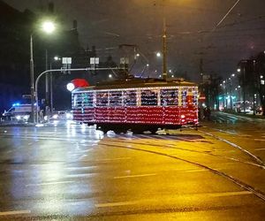 Mikołajkowy tramwaj w Szczecinie