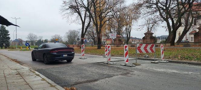 ulica Akademicka w remoncie