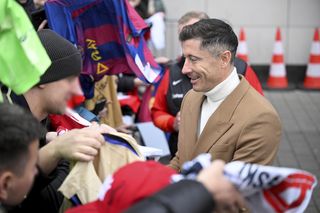 Po tym pytaniu Robert Lewandowski nie wytrzymał i wybuchnął śmiechem