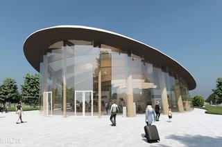 Koncepcja dworca kolejowego w Zgorzelcu. 