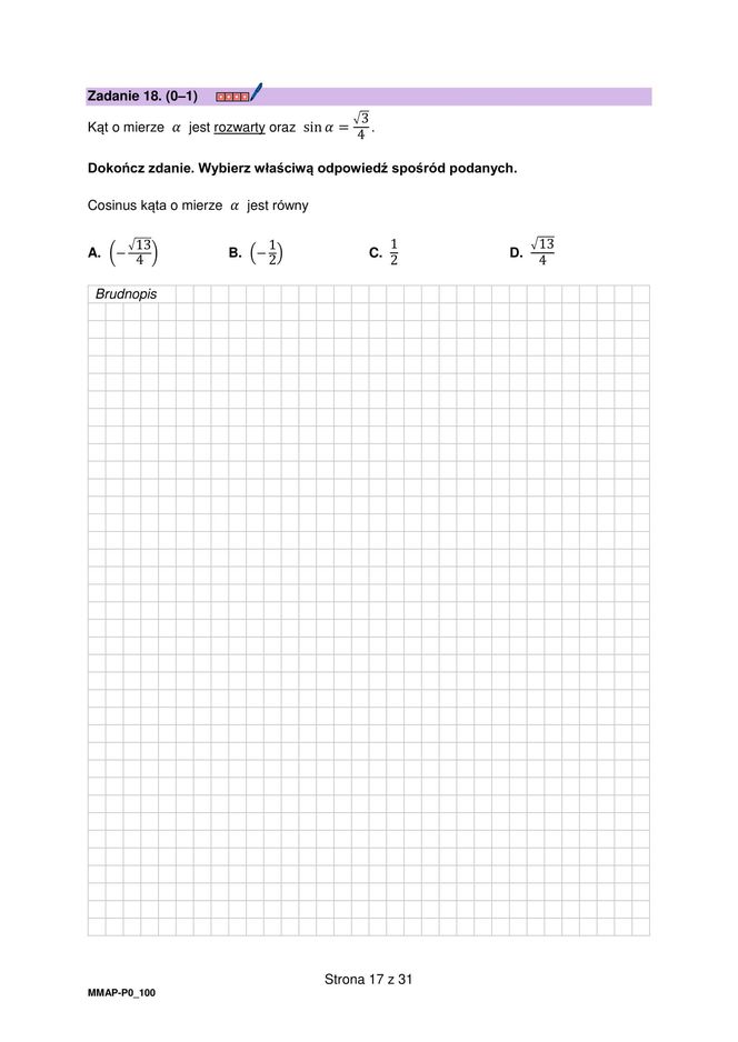 Matura próbna z matematyki. Mamy arkusz zadań CKE 