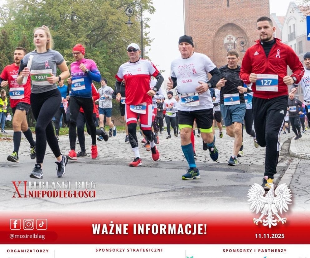Elbląg. To warto wiedzieć przed Biegiem Niepodległości