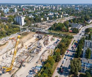 To miejsce, gdzie tunel drąży tarcza Faustyna. 