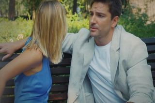 	M jak miłość odc. 1834. Dima (Michaił Pszeniczny), Julia (Marta Chodorowska)