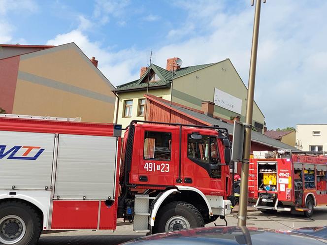 Pożar na ulicy Dworcowej! Na miejscu wszystkie służby