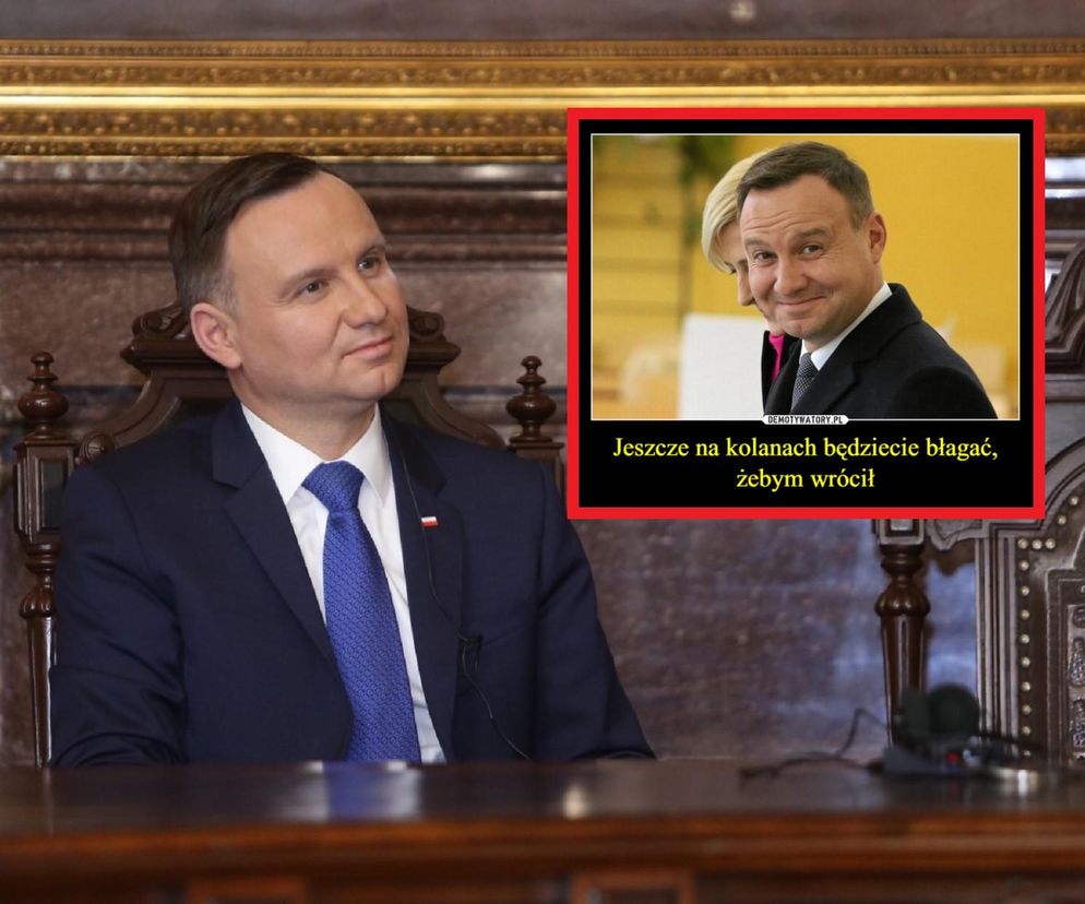Ostatni dzień Andrzeja Dudy w Pałacu Prezydenckim. Jak internauci zapamiętali go jako głowę państwa?