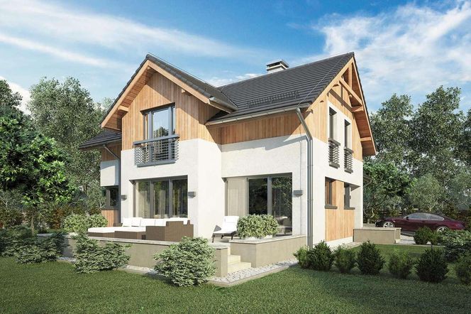 Tradycyjna architektura z nowoczesnymi dodatkami