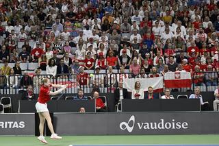 Iga Świątek - Celine Naef w turnieju BJK Cup