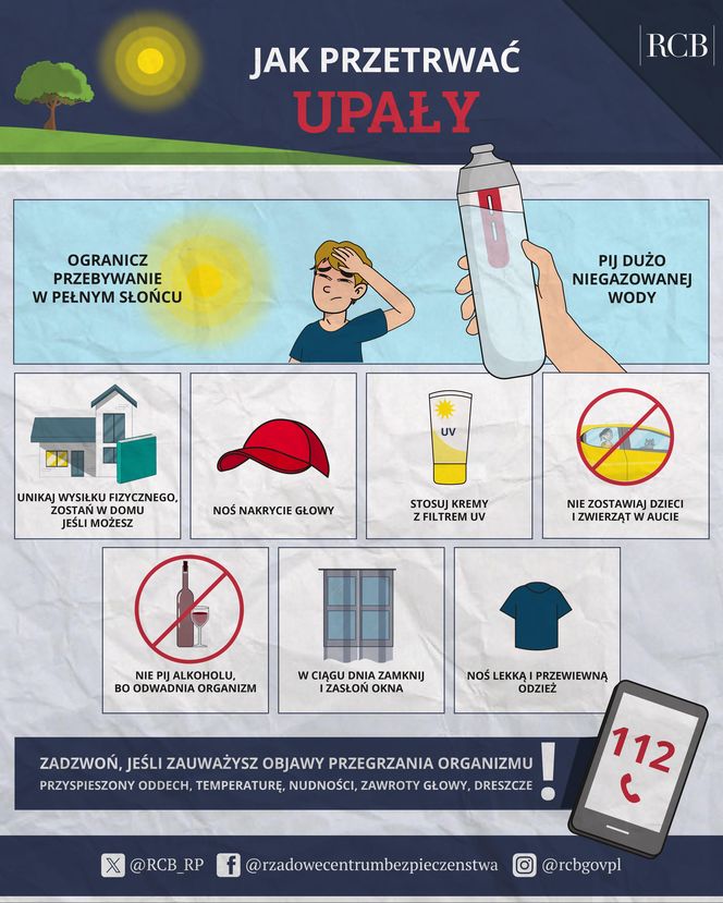 jak przetrwać upały