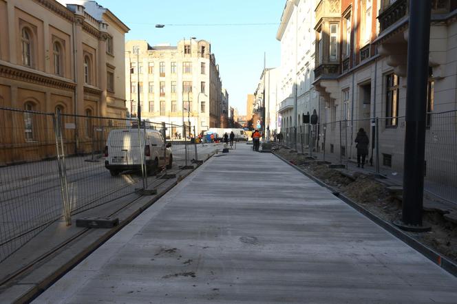 Przedłuża się remont ulicy Legionów w Łodzi