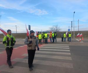 Protest rolników w Medyce