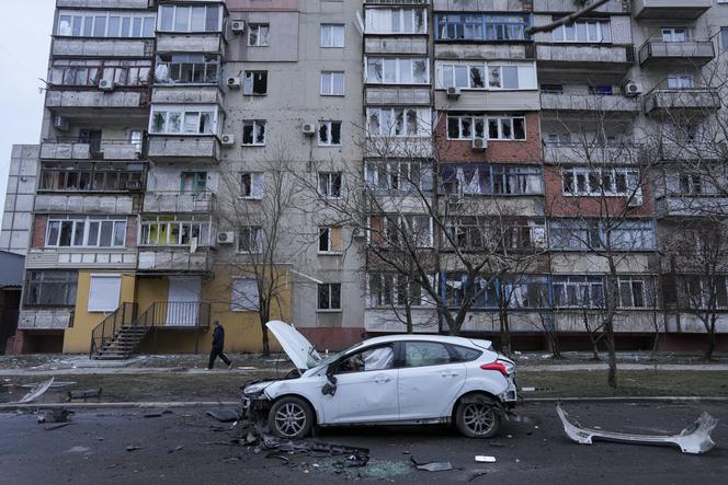Inwazja na Ukrainę - zniszczenia w Mariupolu
