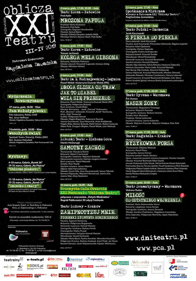 Niebawem XXI Polkowickie Dni Teatru