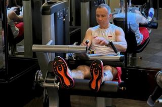 Prezydent Andrzej Duda ćwiczy na siłowni w Waszyngtonie