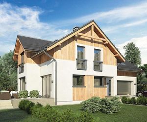 Tradycyjna architektura z nowoczesnymi dodatkami