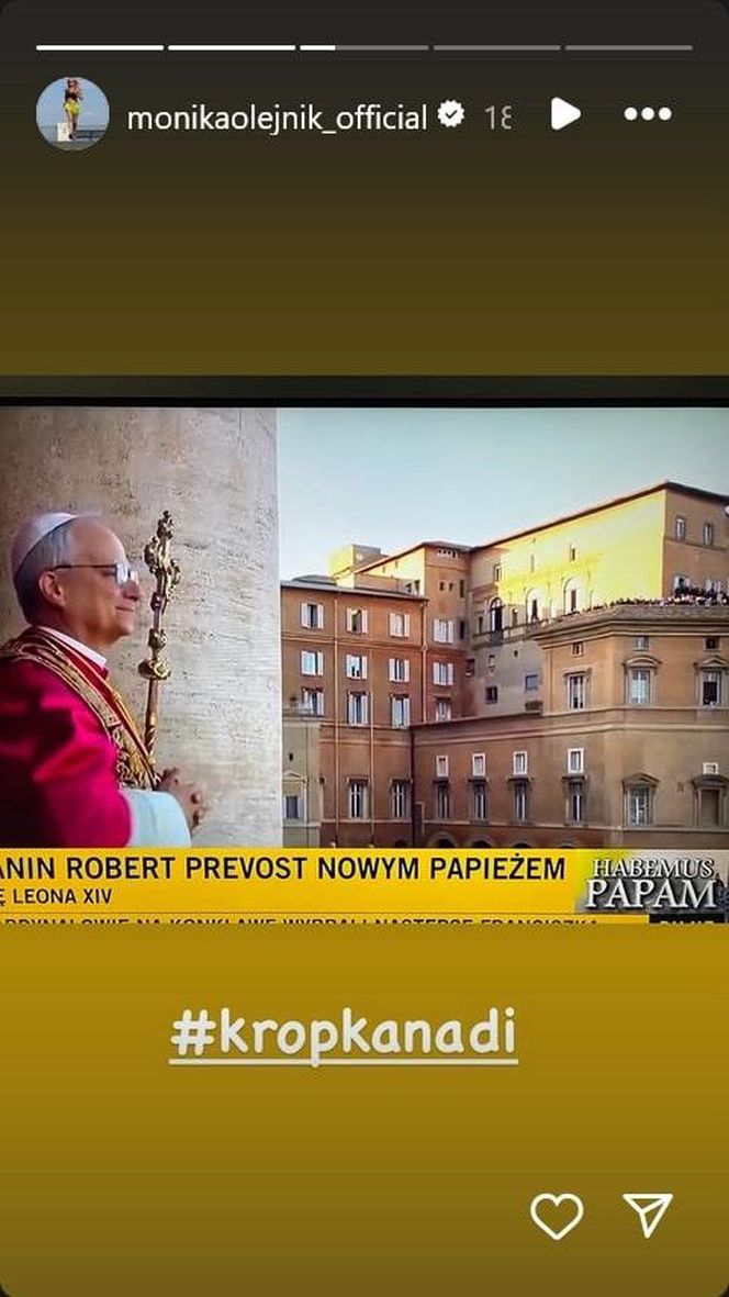 Monika Olejnik przemówiła! Dwa słowa o papieżu i... internet oszalał!