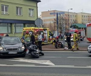 19-letni motocyklista poszkodowany w wypadku w Żorach