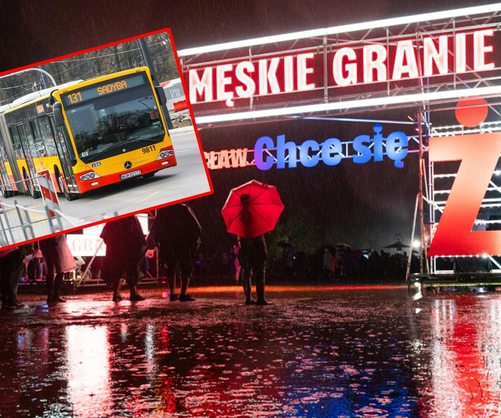 Wielki festiwal muzyczny w Warszawie. Autobusy pojadą inaczej. Duże zmiany w weekendowym rozkładzie jazdy