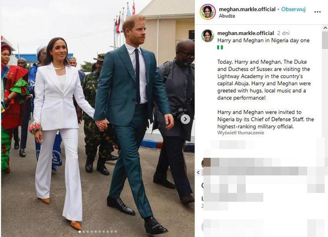 Wszystkie stylizacje Meghan Markle z podróży do Nigerii