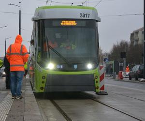 Budowa nowej linii tramwajowej w Olsztynie dobiega końca. Pierwszy przejazd przebiegł bez problemów