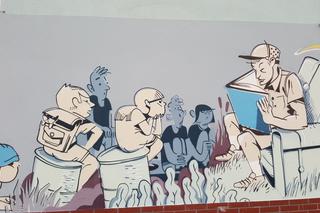 Na Osowej Górze w Bydgoszczy powstał mural inspirowany życiem mieszkańców [ZDJĘCIA]