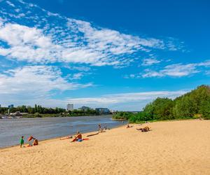 Plażówka Saska, czyli plaża na Saskiej Kępie