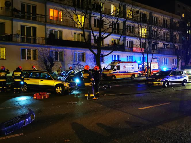 Wypadek na Piłsudskiego w Łodzi