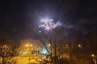 Fajerwerki nad miastem. Tak Lublin świętuje początek 2025 roku!