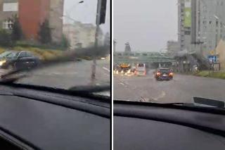 Poranne opady zalały Rzeszów