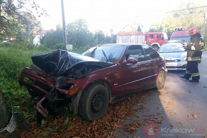 Wypadek w miejscowości Biorków Wielki