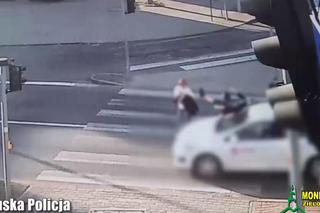 Nastolatkowie potrąceni na przejściu w Zielonej Górze! Wylecieli w powietrze niczym lalki na oczach policji [ZDJĘCIA].