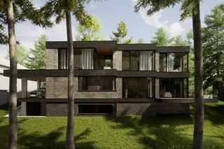 Dom na leśnej wydmie