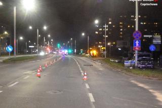 Koszmarny pościg w Częstochowie. Radiowóz zniszczony, policjanci w szpitalu 
