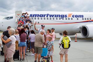 Pierwszy w tym sezonie lot z Szyman do Turcji. Samolot był wypełniony po brzegi [ZDJĘCIA]