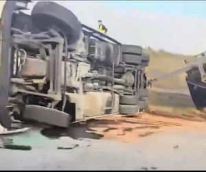 Ciężarówka na A1