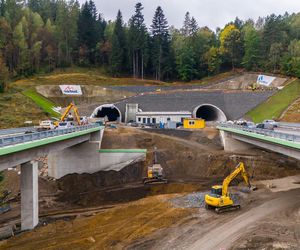 Budowa S1 Przybędza - Milówka, październik 2024