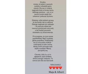 Oświadczenie Mai Bohosiewicz