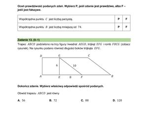 Egzamin ósmoklasisty 2025 - matematyka
