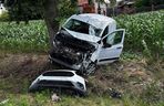 W poważnym wypadku w powiecie łukowskim rannych zostało pięć osób