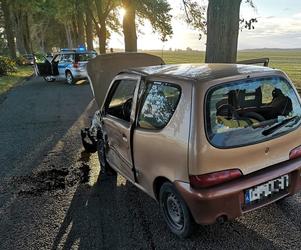 Wypadek na trasie Debrzno - Cierznie