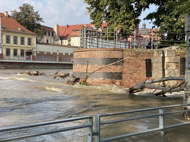 Sytuacja na Odrze we Wrocławiu