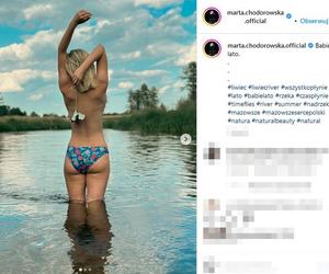 Marta Chodorowska zrzuciła stanik przed obiektywem. 41-letnia gwiazda Klanu i M jak Miłość pokazuje wdzięki 