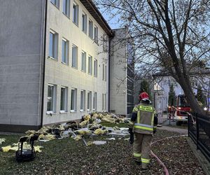 Pomorskie. Pożar Urzędu Skarbowego w Kartuzach