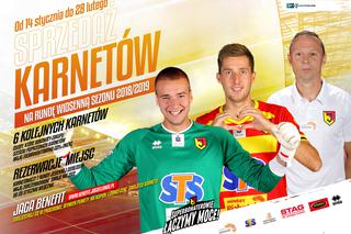 Jagiellonia Białystok. Niedługo rusza sprzedaż karnetów na rundę wiosenną. Mamrot, Grzyb, Świderski i Klimala zachęcają do zakupu karnetów