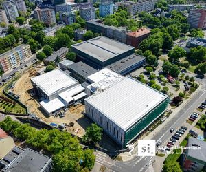 Postępy na budowie Szczecińskiego Domu Sportu - maj 2025