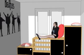 zabudowa ściany z oknem 4 propozycja