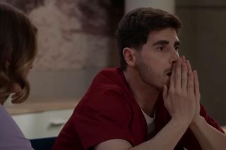 Pierwsza miłość odc. 4024. Kacper (Damian Kulec), Maja Łapacz (Julia Kamińska)