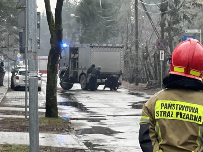 Wielka akcja służb w Otwocku. Ktoś podłożył bombę pod komisariatem?